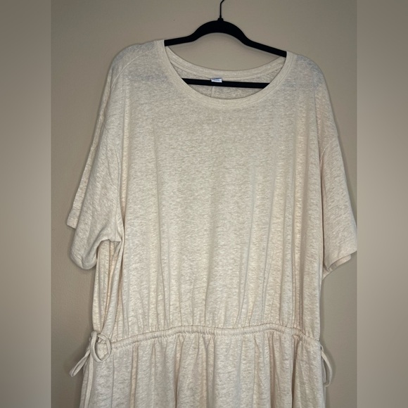 Old Navy Cream Casual Midi Sundress Size 3XL - Picture 4 of 10